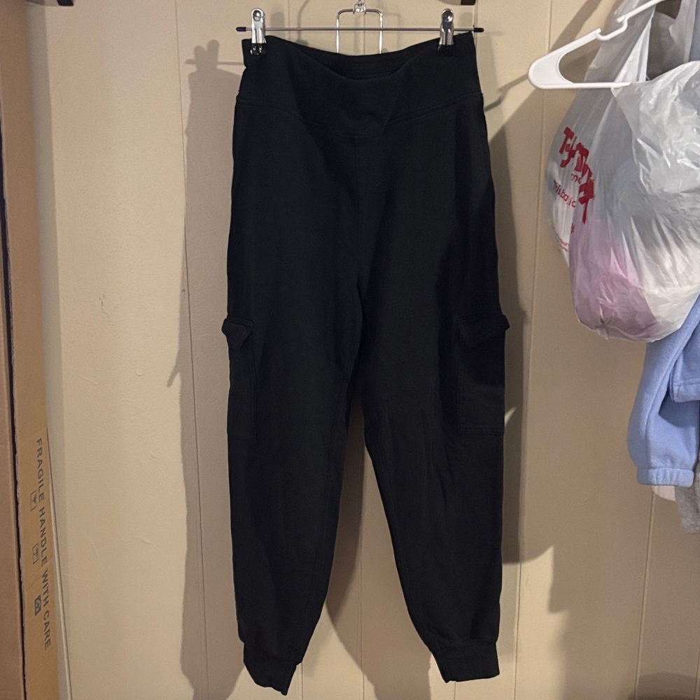 Aerie Black Relaxed Joggers